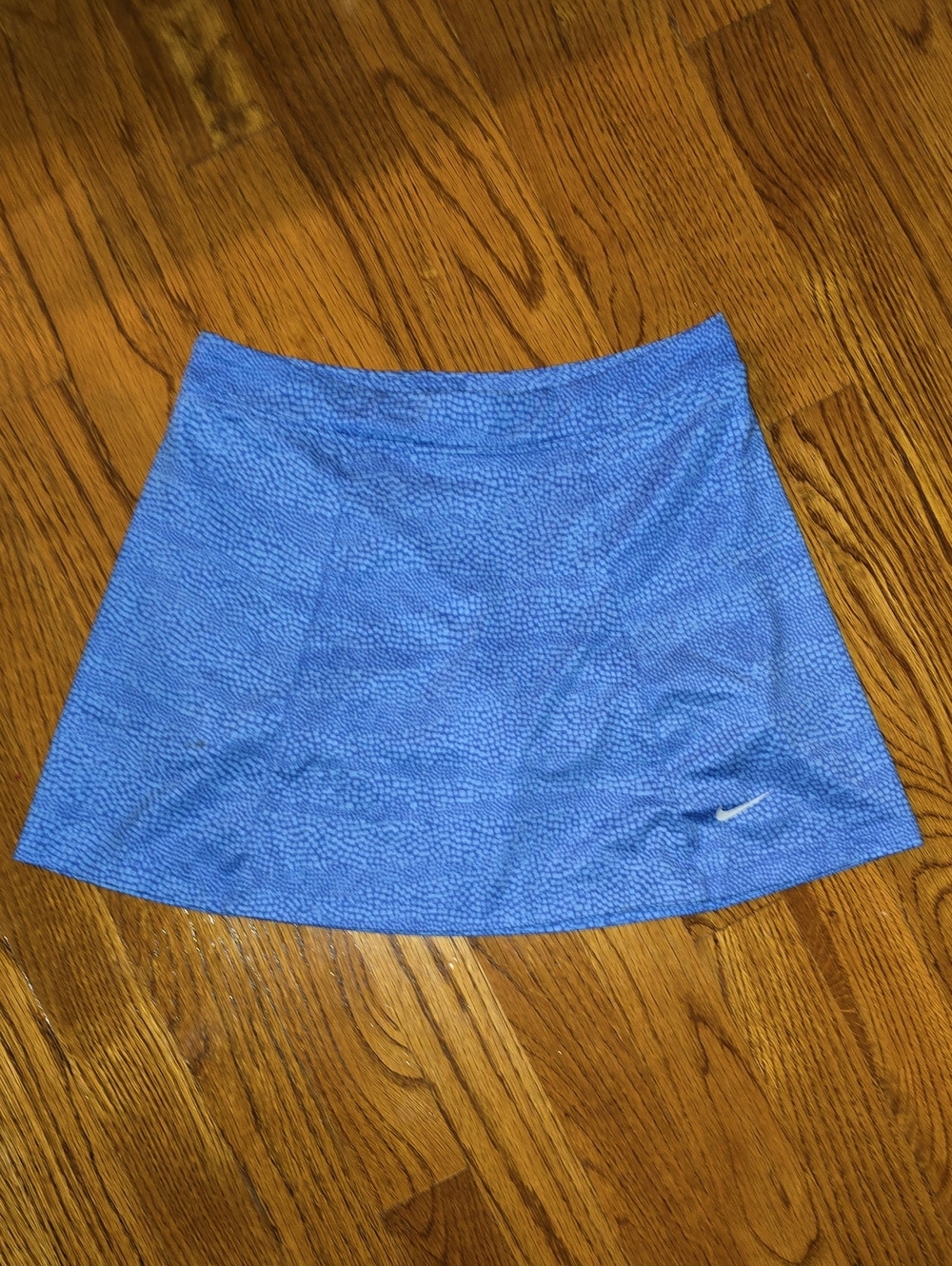 Nike Women's Blue Textured Athletic Skirt
